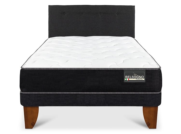 JUEGO DE DORMITORIO CIC CAMA EUROPEA ORTOPEDIC ADVANCE 1.5 PLAZAS