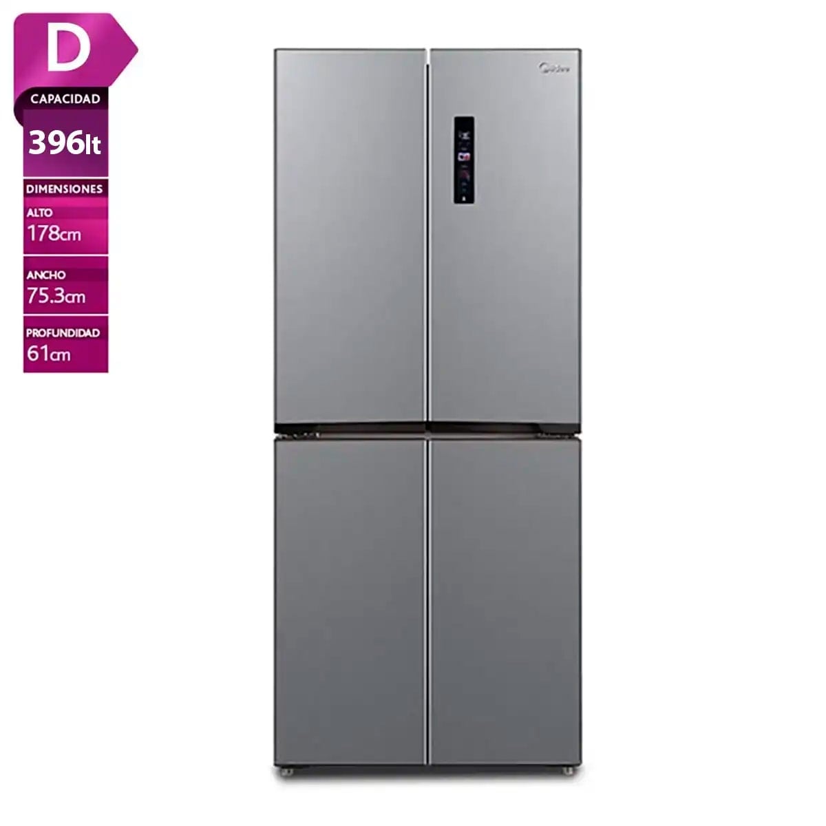 REFRIGERADOR MIDEA SIDE BY SIDE 527 L SBS MRSBS-5300G689WE COOL