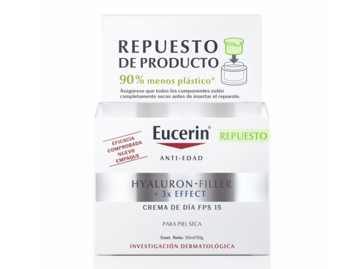 CREMA EUCERIN GEL ANTIEDAD REPUESTO HYALURON FILLER DÍA 50 ML