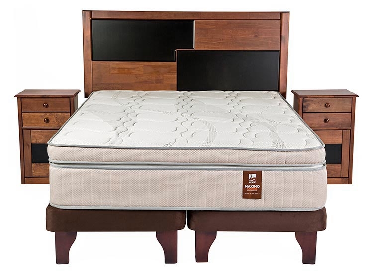 CAMA EUROPEA FLEX MÁXIMO COBRE COLONIA 2 PLAZAS
