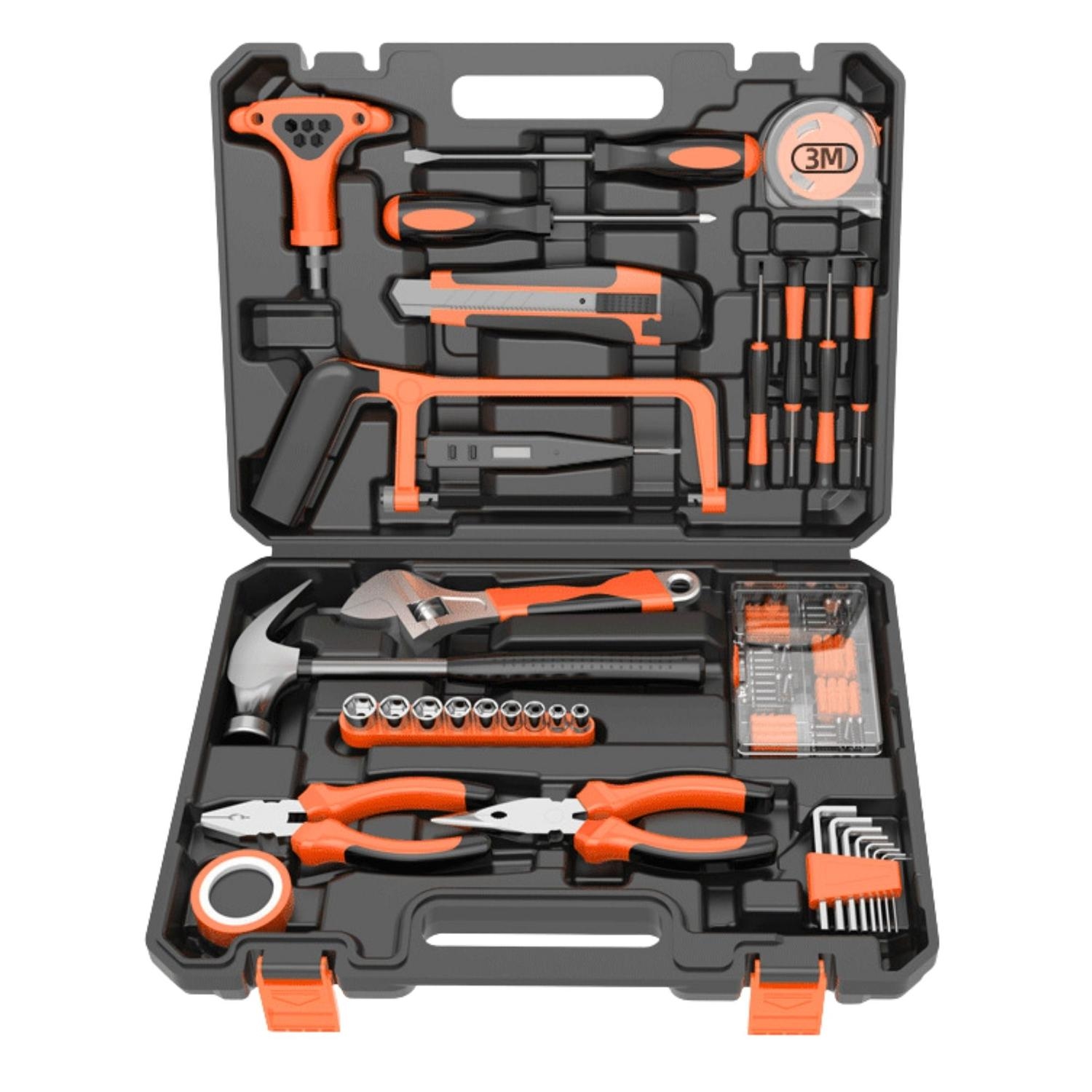 SET HERRAMIENTAS YEP MANUALES 45 PIEZAS + MALETÍN PORTÁTIL