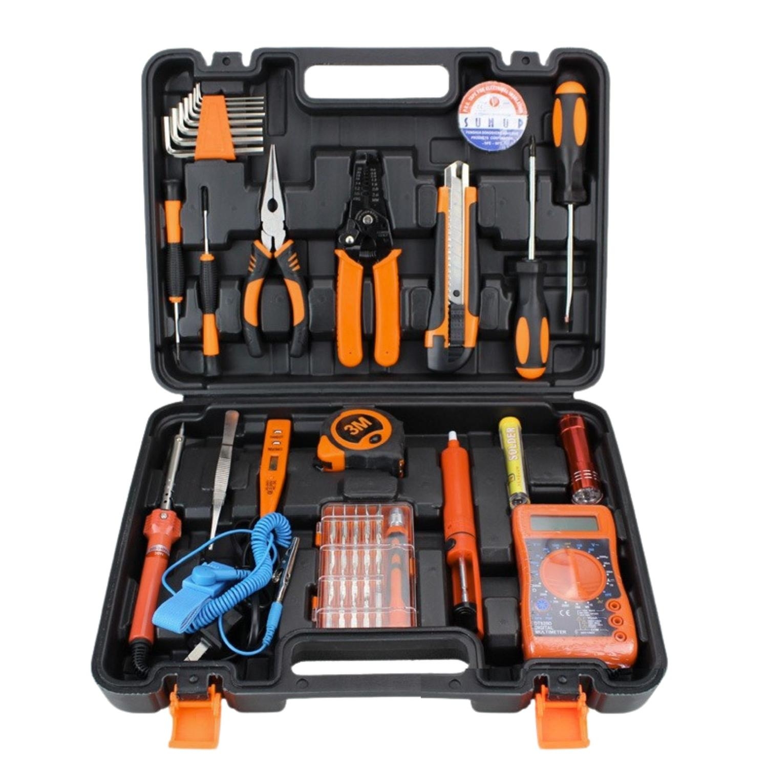 SET 31 PIEZAS HERRAMIENTAS ELECTRICISTA YEP + MALETÍN PORTÁTIL