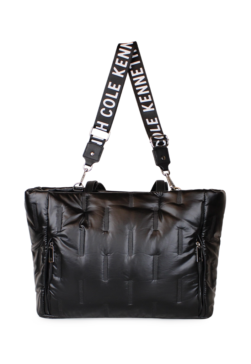 BOLSO KENNETH COLE PU NEGRO MUJER METALIZADO PIPERTOTE