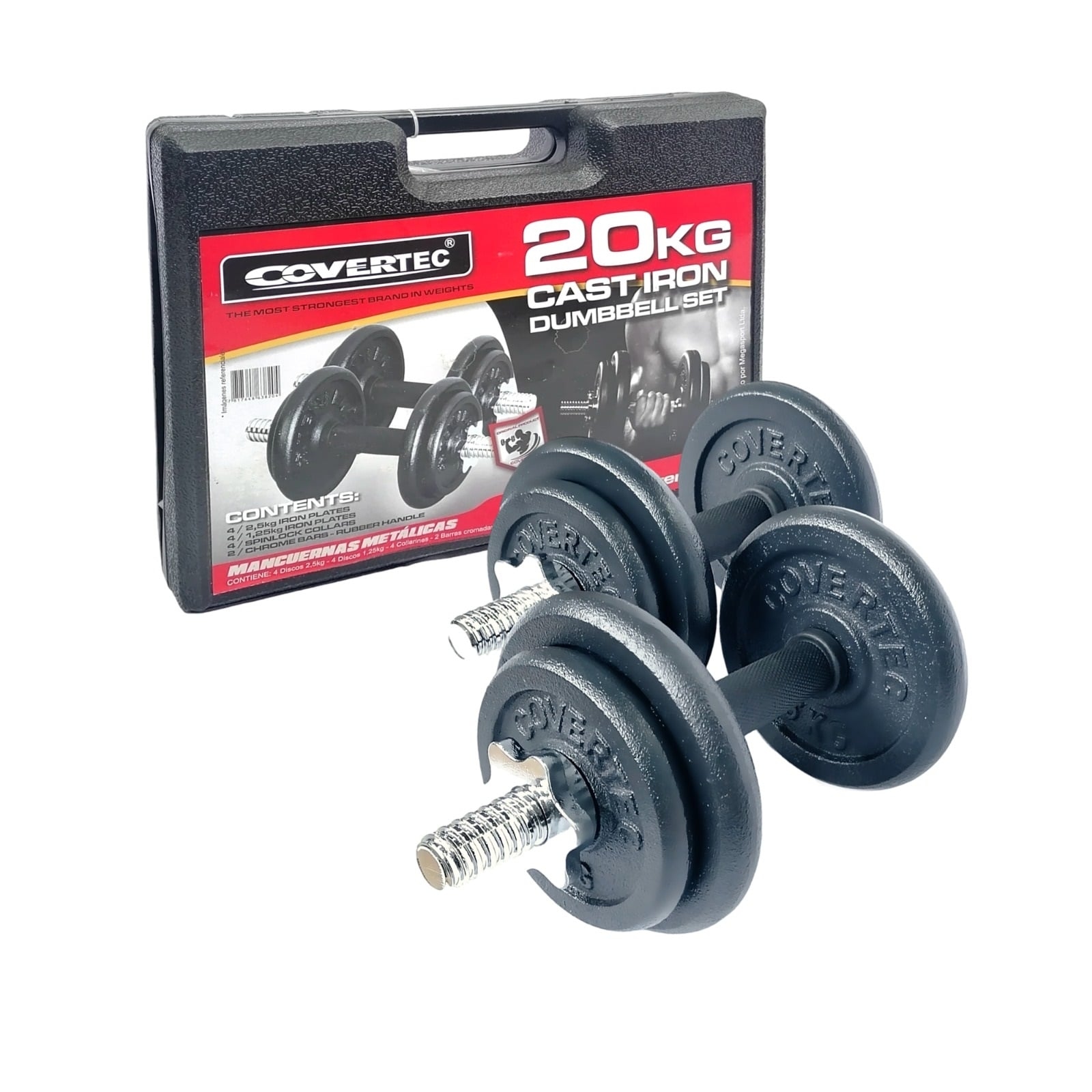 MALETA MANCUERNAS COVERTEC NEGRA 20K
