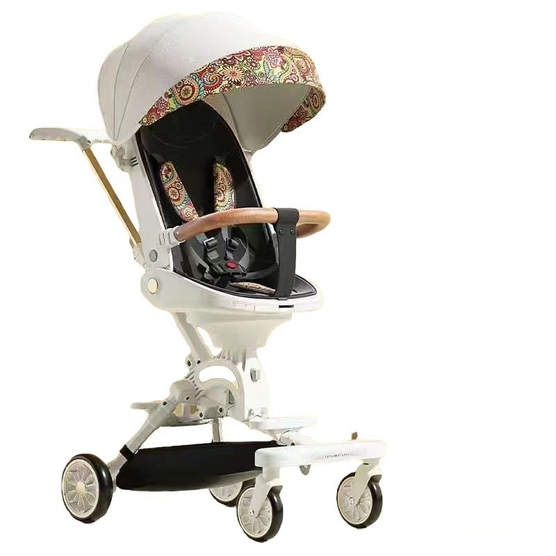 COCHE PASEO LUBABYCAS 360° 3 EN 1 RECLINABLE BLANCO