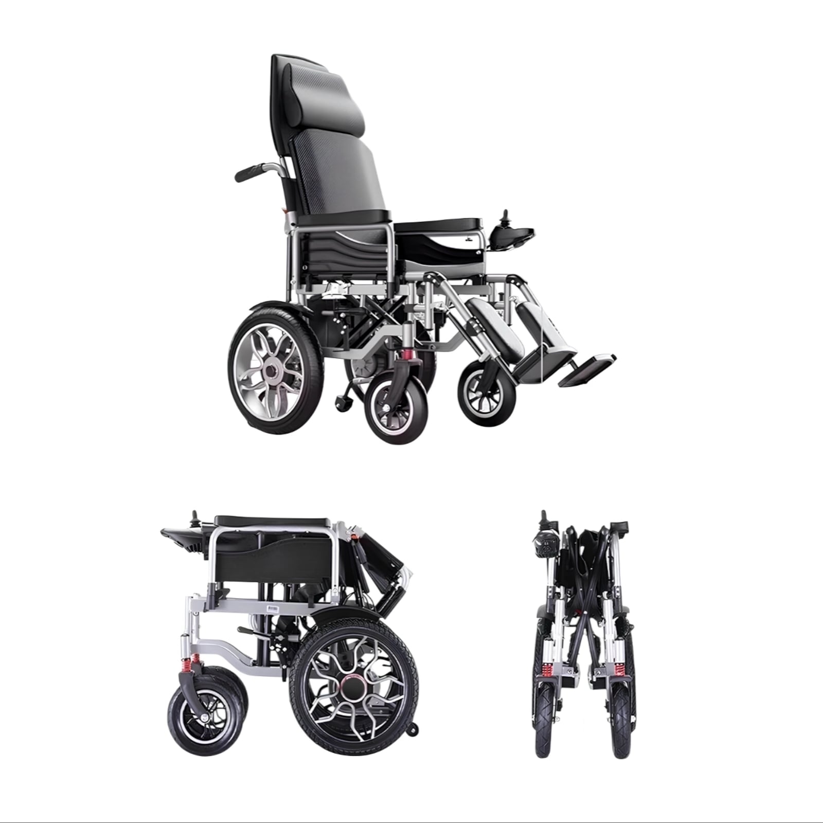 SILLA DE RUEDAS ELE CTRICA 700W 18KM PLEGABLE ALTO LUBABYCAS