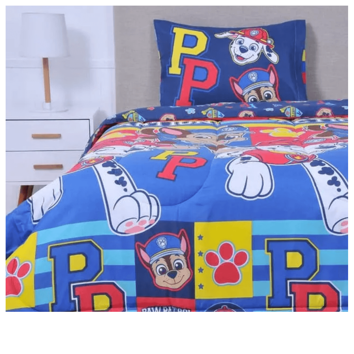 PLUMÓN INFANTIL REVERSIBLE DISNEY MARVEL APTO 1 PL Y 1.5 PL PAW PATROL