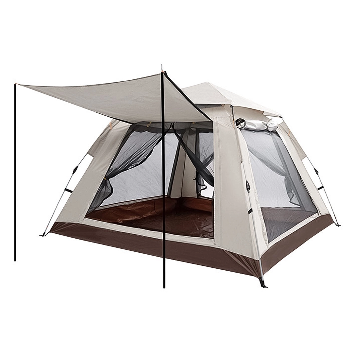 CARPA INSTANT CAMPING 4 PERSONAS CON 2 PUERTAS Y 2 VENTANAS