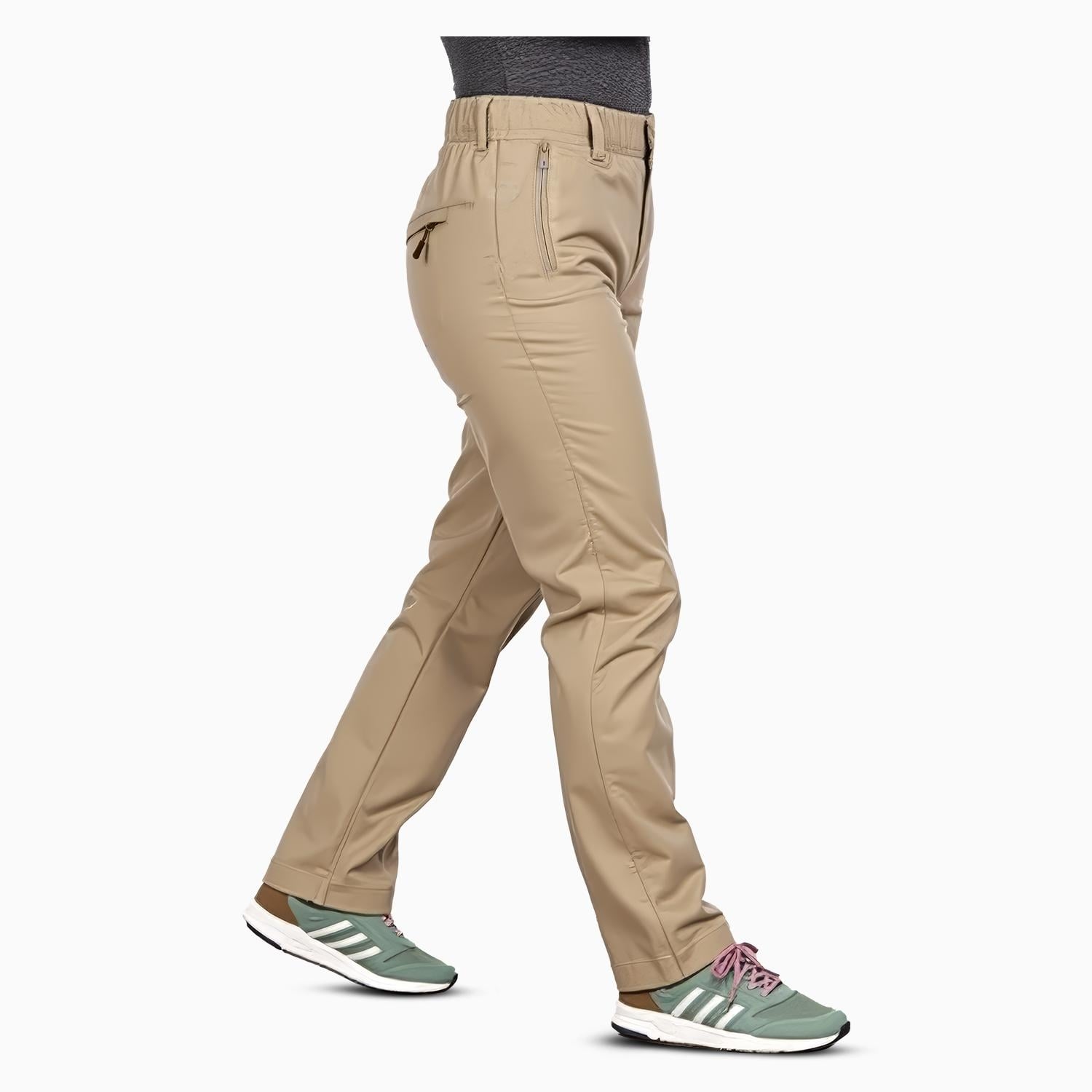 PANTALON TERMICO IMPERMEABLE SOFTSHELL CON MICROPOLAR MUJER