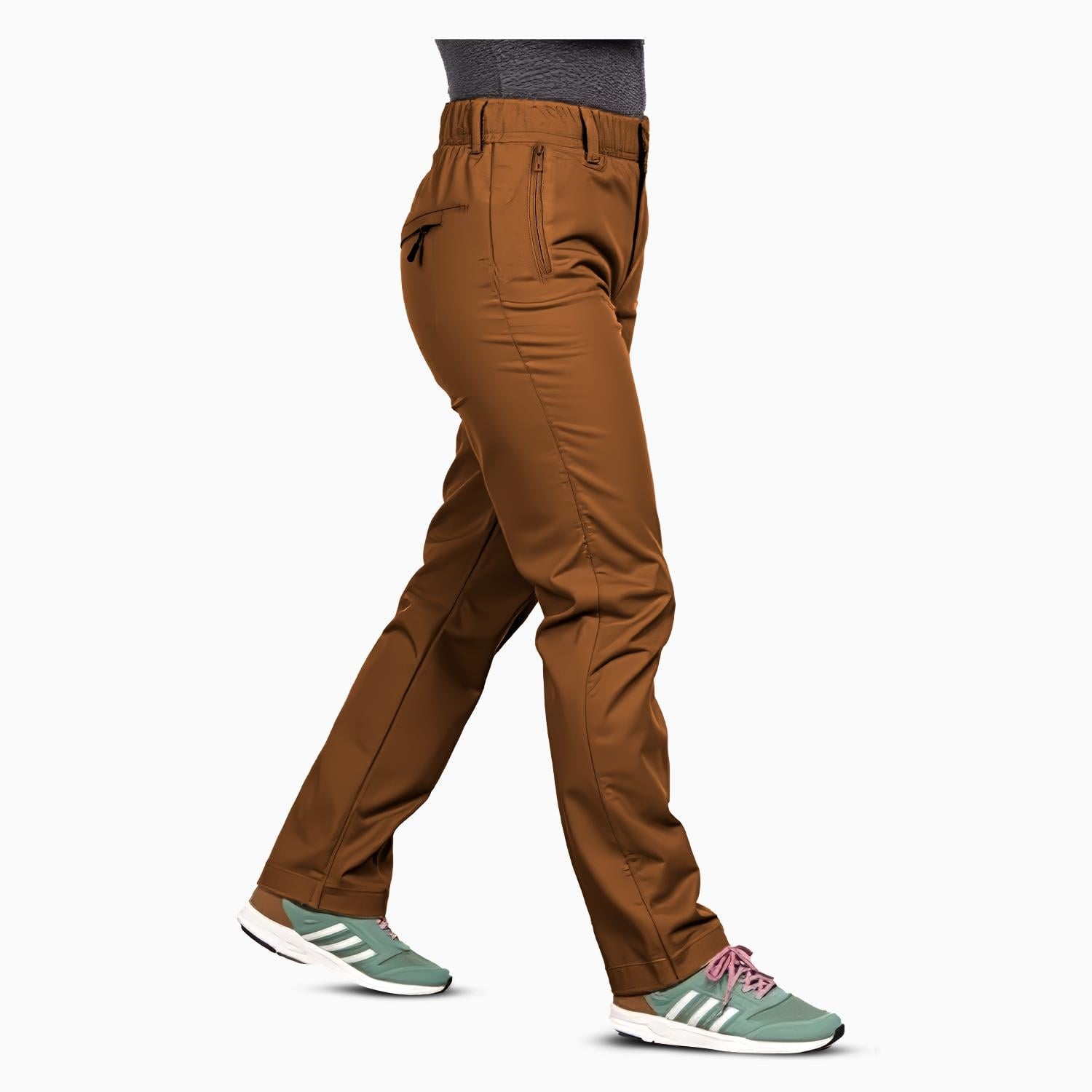 PANTALON TERMICO IMPERMEABLE SOFTSHELL CON MICROPOLAR MUJER