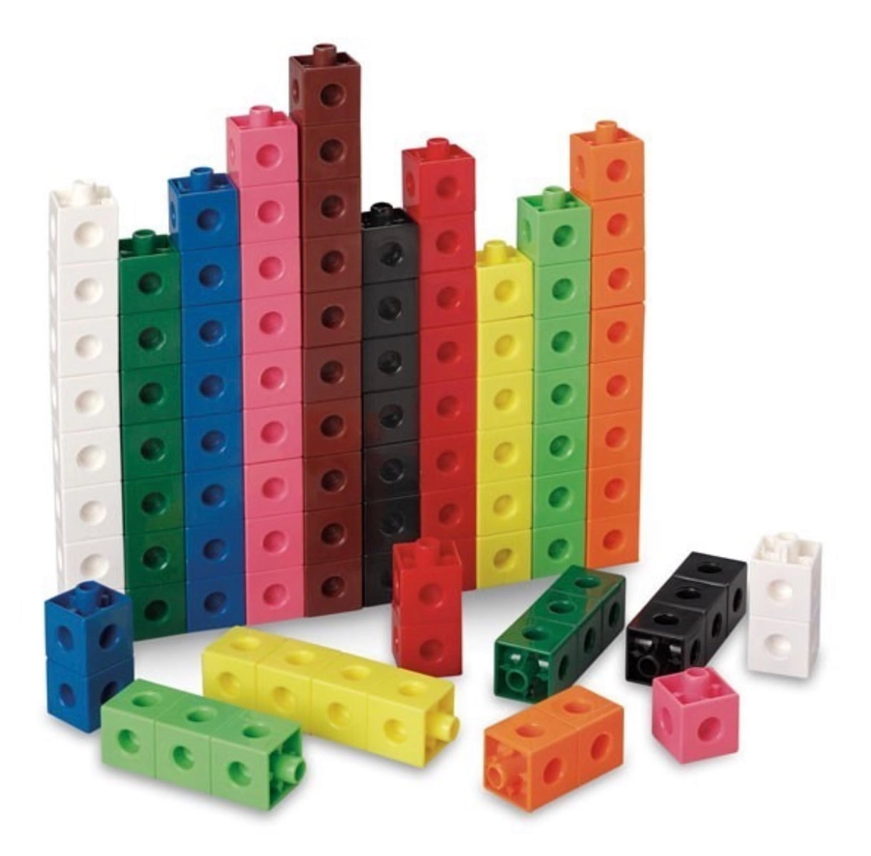 100 CUBOS MULTIENCAJE MULTILINK 10 COLORES