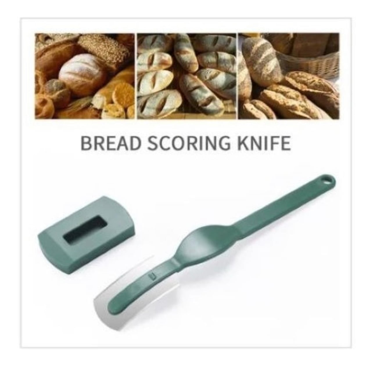 GREÑADOR CORTADOR DE PAN CON CUBIERTA PROTECTORA PARA HOJA