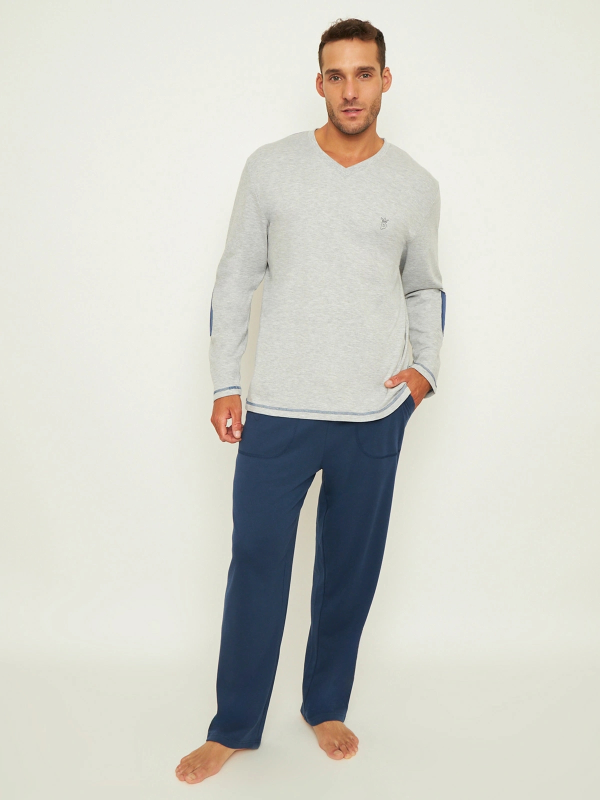 PIJAMA LARGO ALGODÓN HOMBRE PALMERS